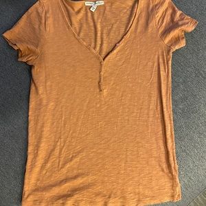 Express One Eleven Short Sleeve Henley